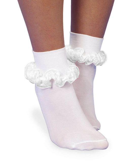 Smooth Toe Ribbon Tutu Nylon Socks