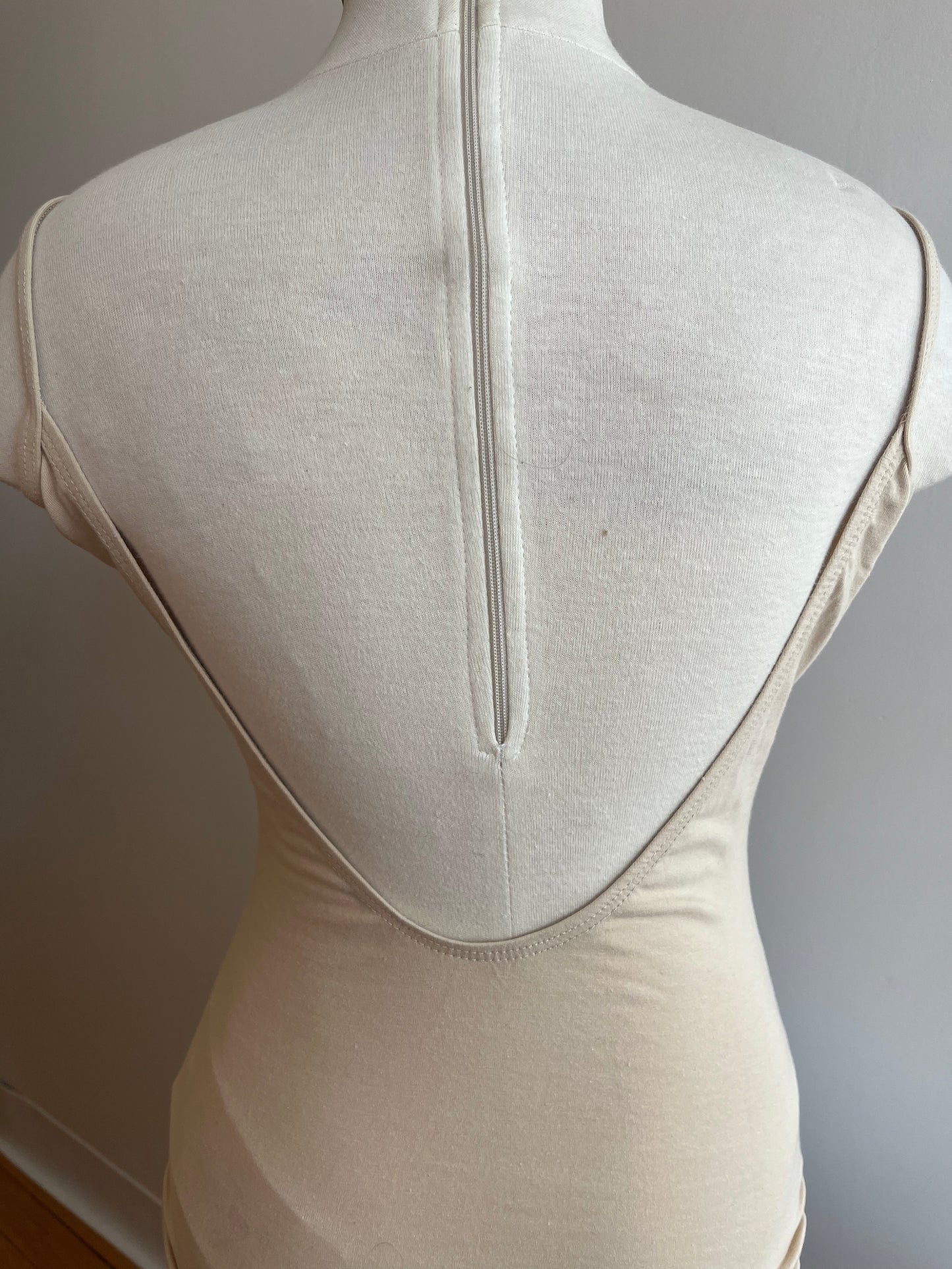 Low Back Cotton Undergarment Leotard