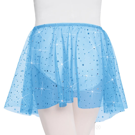 Sequin Tulle Pull On Skirt