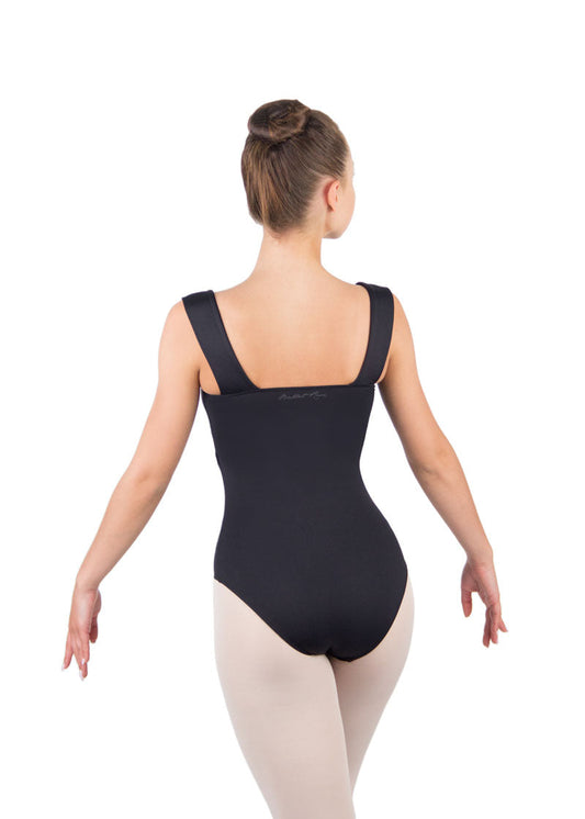 Arya Wide Strap Princess Tank Leotard