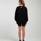 Off-Duty Oversized Crew Sweatshirt