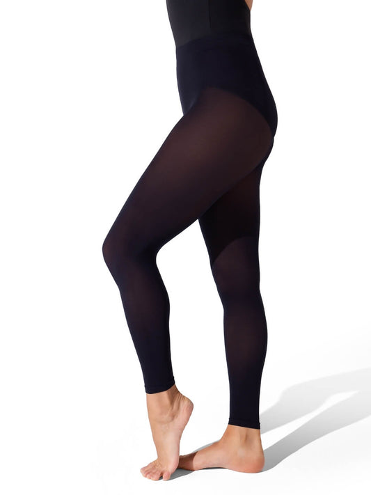 Ultra Soft Footless Tight with Self Knit Waistband - Youth