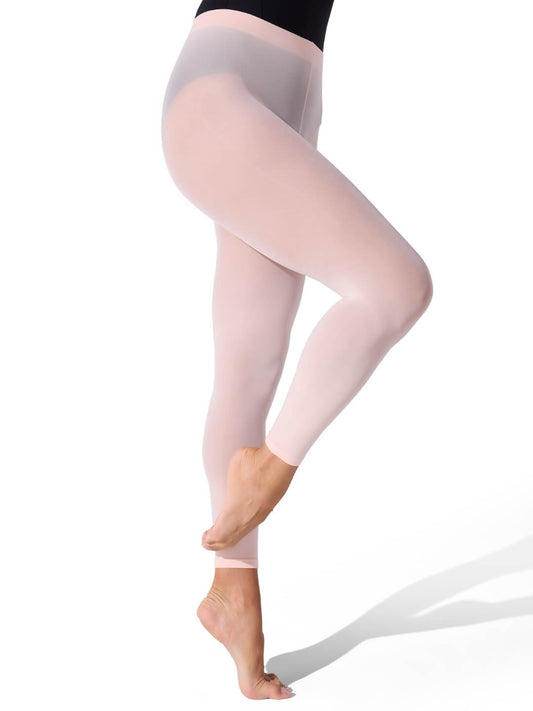 Ultra Soft Footless Tight With Self Knit Waist Band