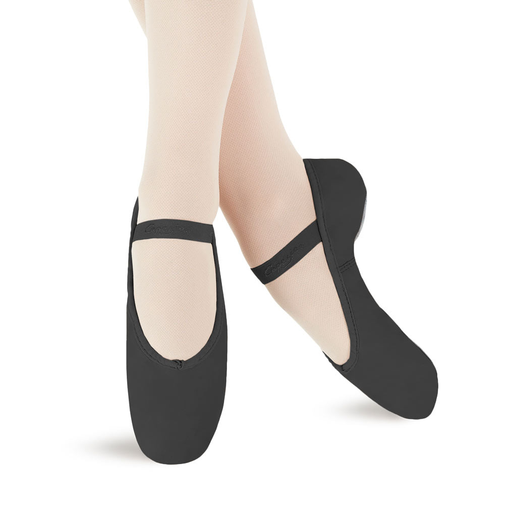 Daisy Youth Full Sole Ballet Shoe -  Black
