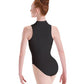 Zip-Front Mock-T Leotard