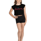 Dancer Heart Script Tee - Youth