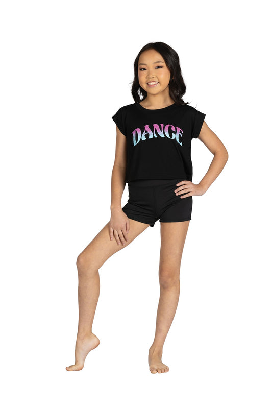 Dance Foil Dot Sequin T-Shirt - Youth