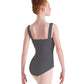 Long Torso Pinch Front Wide Strap Princess Leotard