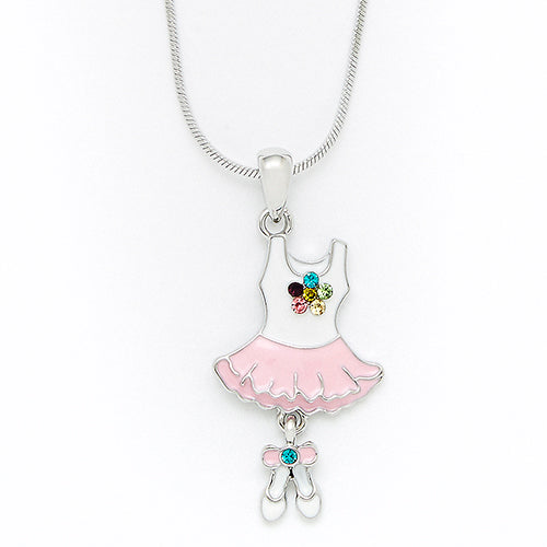Enamel Tutu Necklace