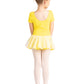 Madeline Glitter Skirted Short Sleeve Dress