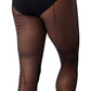 Professional Rhinestone Fishnet Tights - Youth