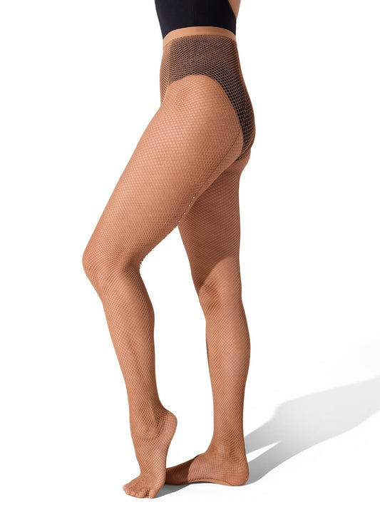 Professional Rhinestone Fishnet Tights