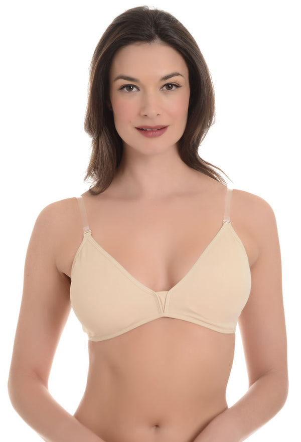 Deep V-Neck Padded Dance Bra – Dancer's Image