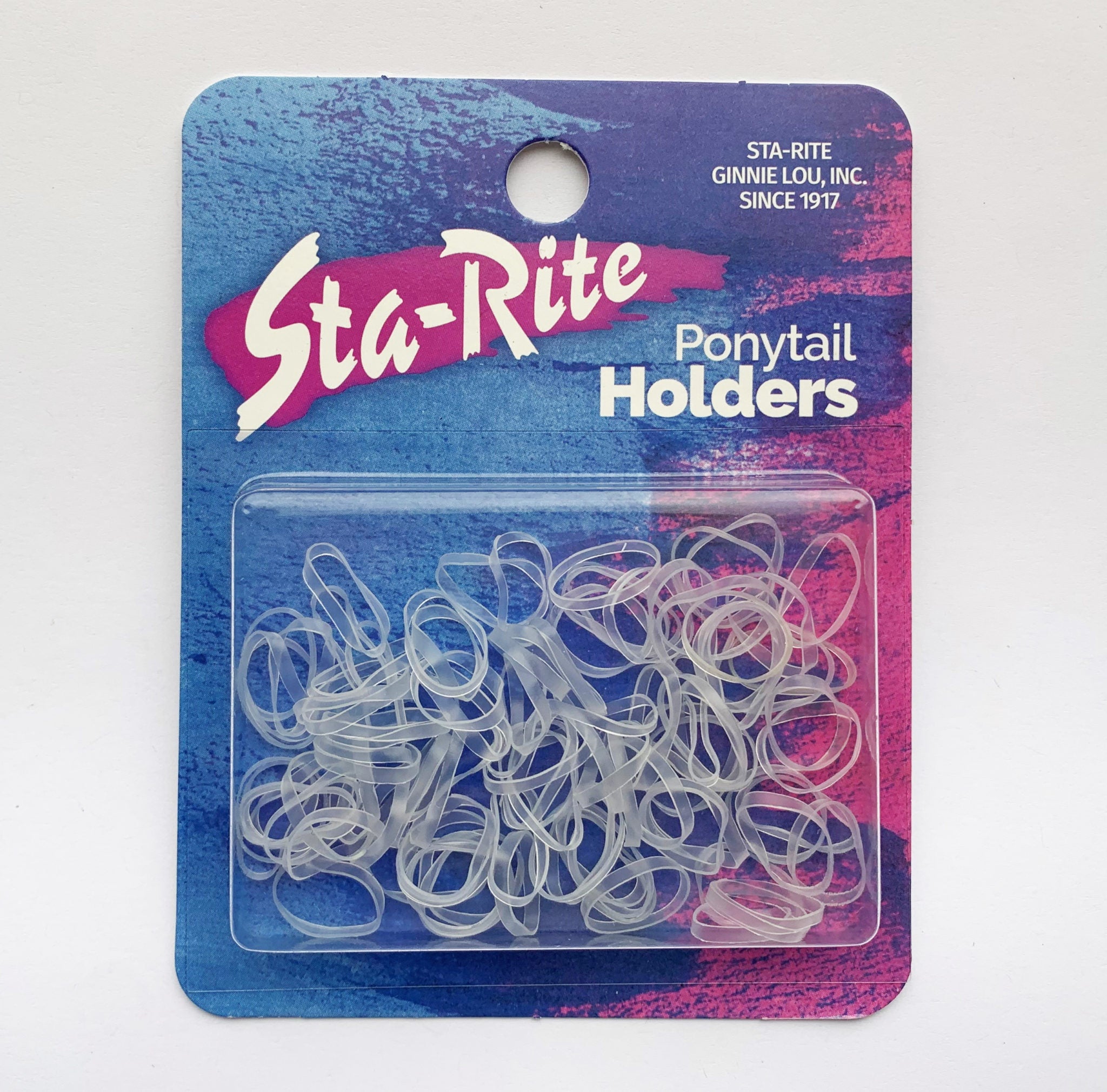 Small Clear Hair Elastics Dancer's Image