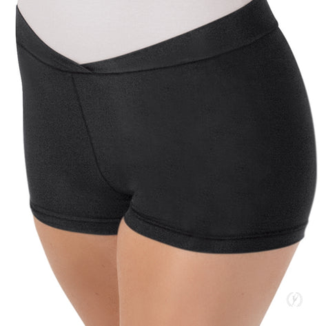 Microfiber V-Front Booty Shorts - Adult