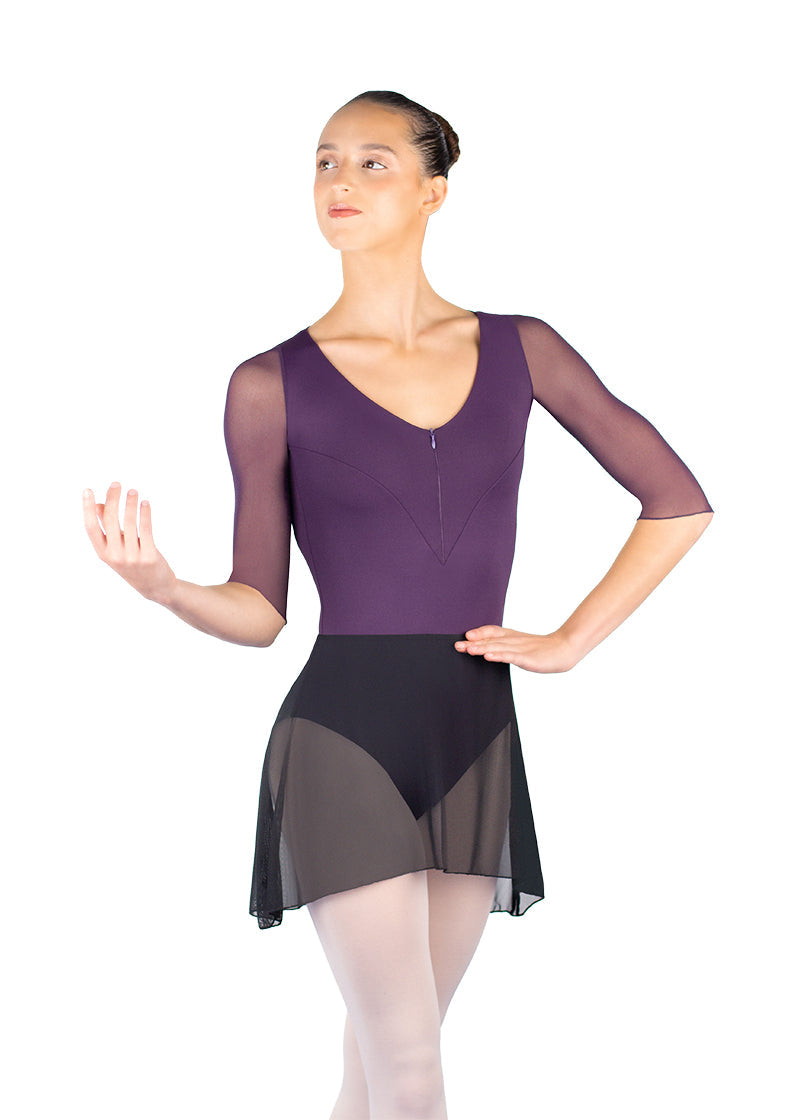 Erika Mid-Length High-Low Skirt