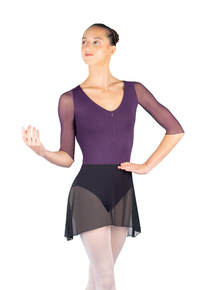 Erika Mid-Length High-Low Skirt