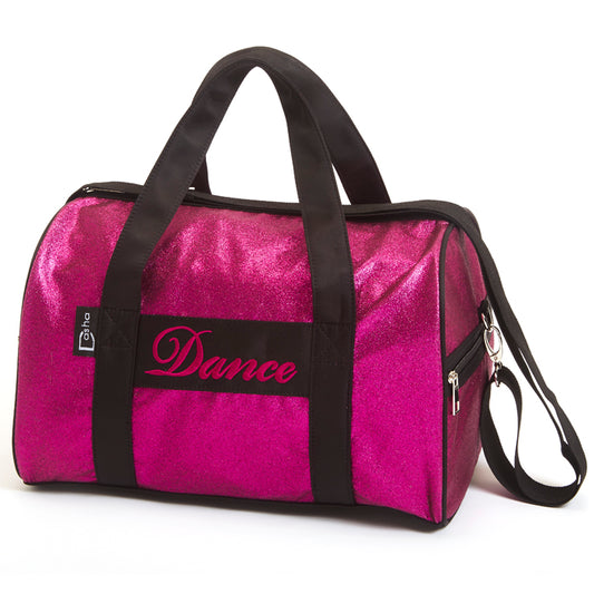 Fuchsia Glitter Duffel