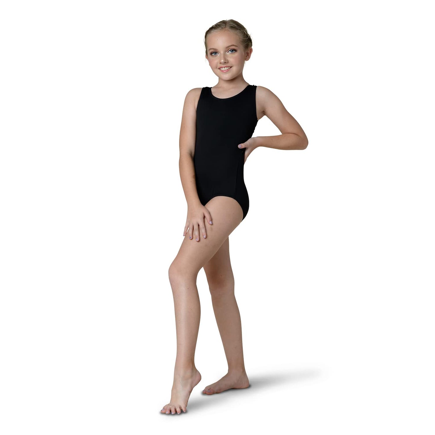 Wide Strap Lace Back Leotard