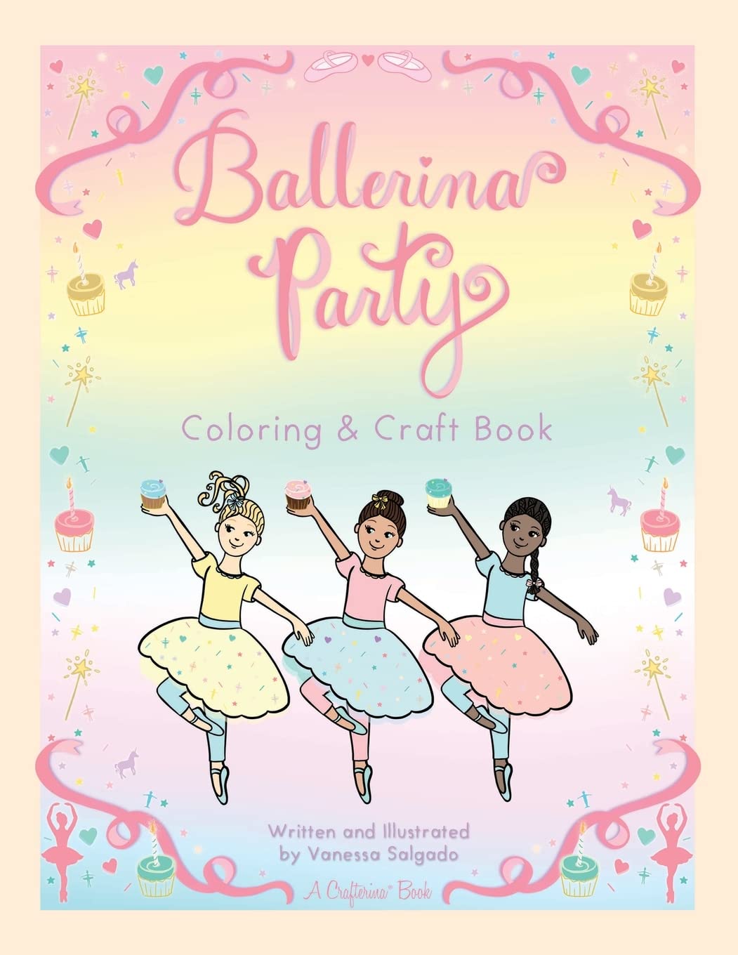 Ballerina Party Coloring & Craft Book