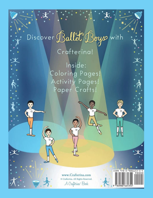 Ballet Boys Coloring & Craft Book