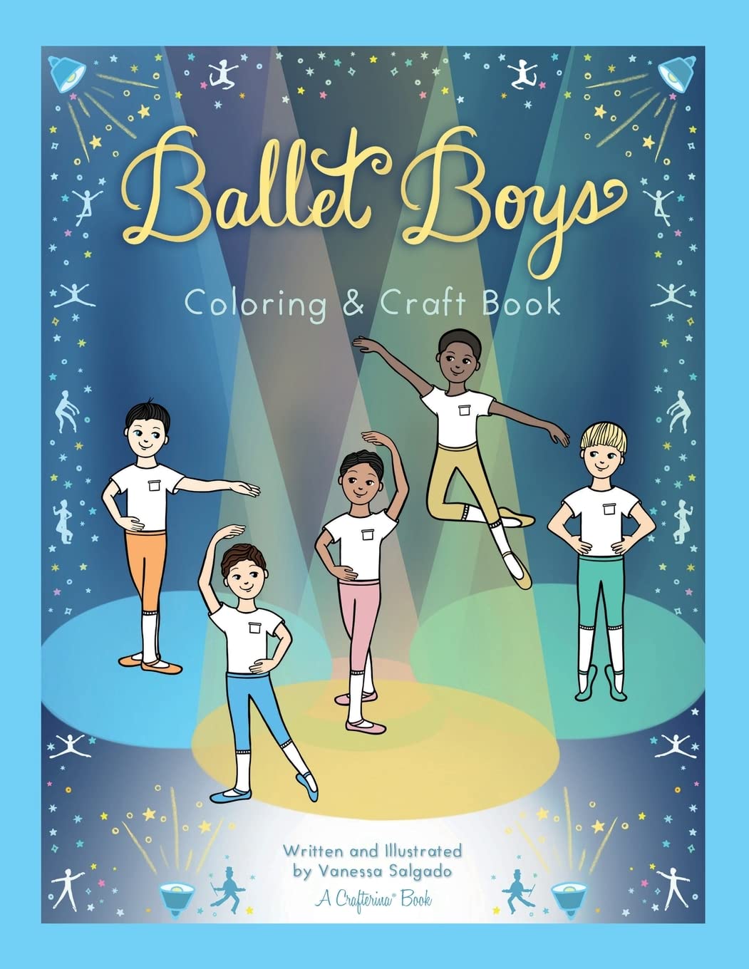 Ballet Boys Coloring & Craft Book