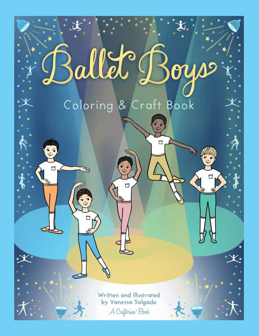 Ballet Boys Coloring & Craft Book