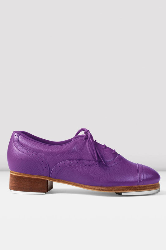 Ladies Jason Samuels Smith Tap Shoe - Purple Pebble Leather