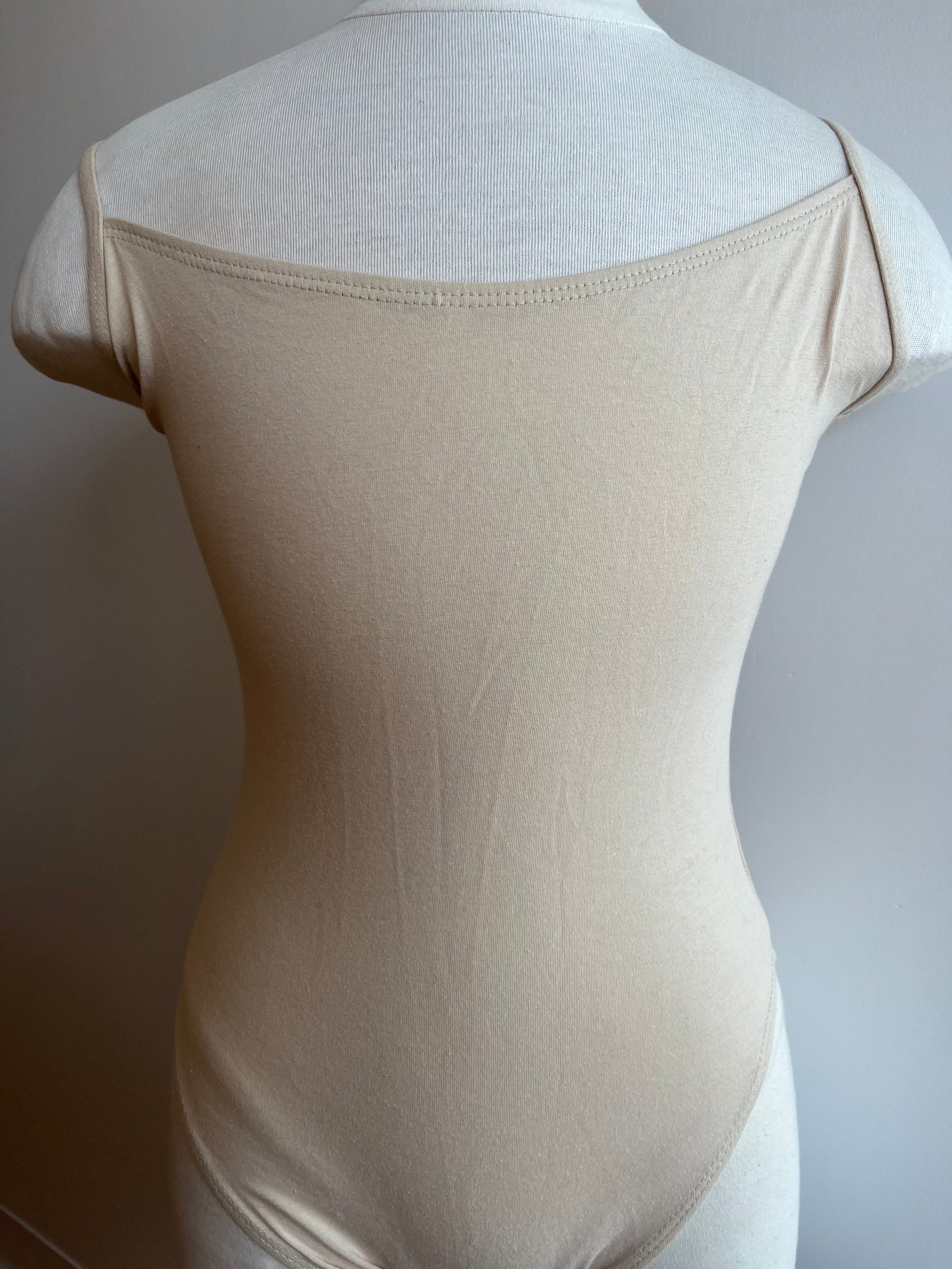 Low Back Cotton Undergarment Leotard