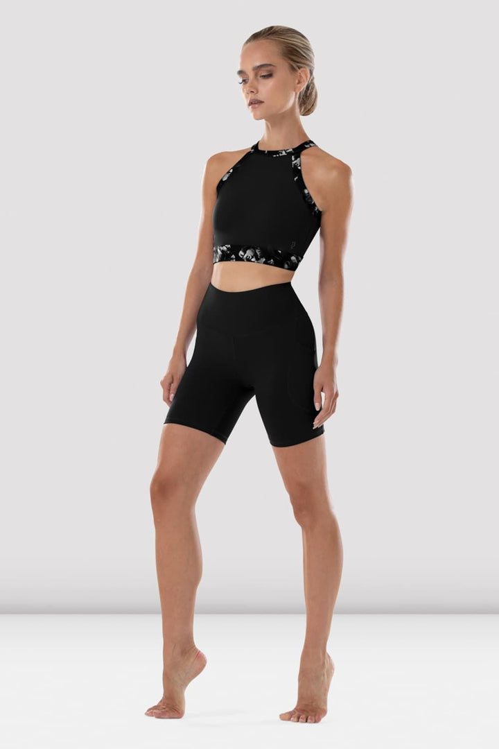 Malia High Waist Panelled Short