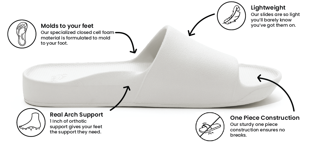 Archies Arch Support Slide Sandals