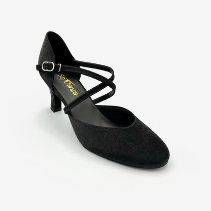 Rebecca Crossed Straps Ballroom Shoe