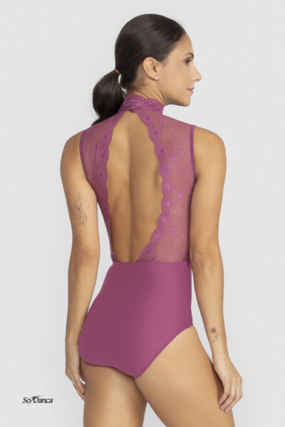 Marisa Lace High Neck Leotard