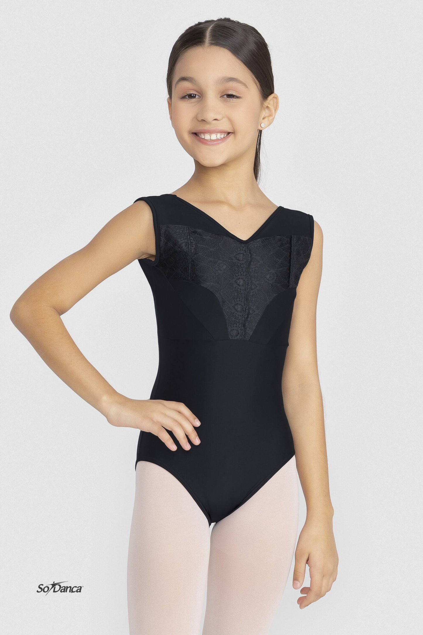 Li-Li Luxe Lace Detail Leotard