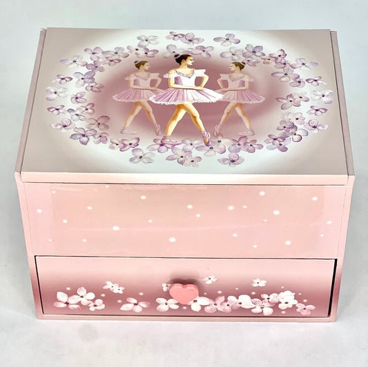 Violet Ballerinas Jewelry Box