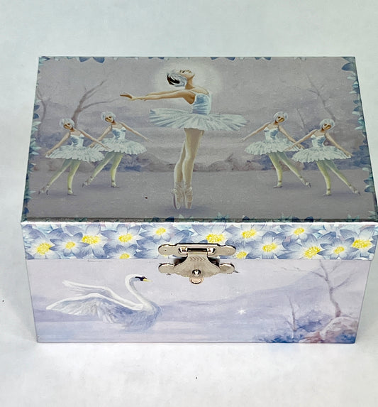 Swan Ballerina Jewelry Box