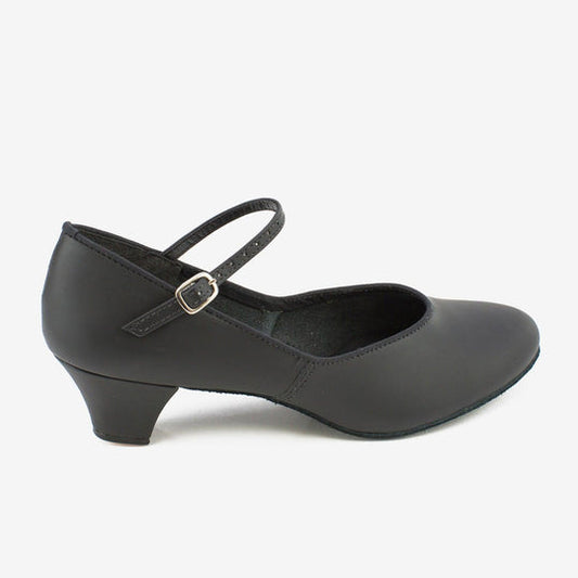 Candice Suede Sole Character Shoe with Low Heel