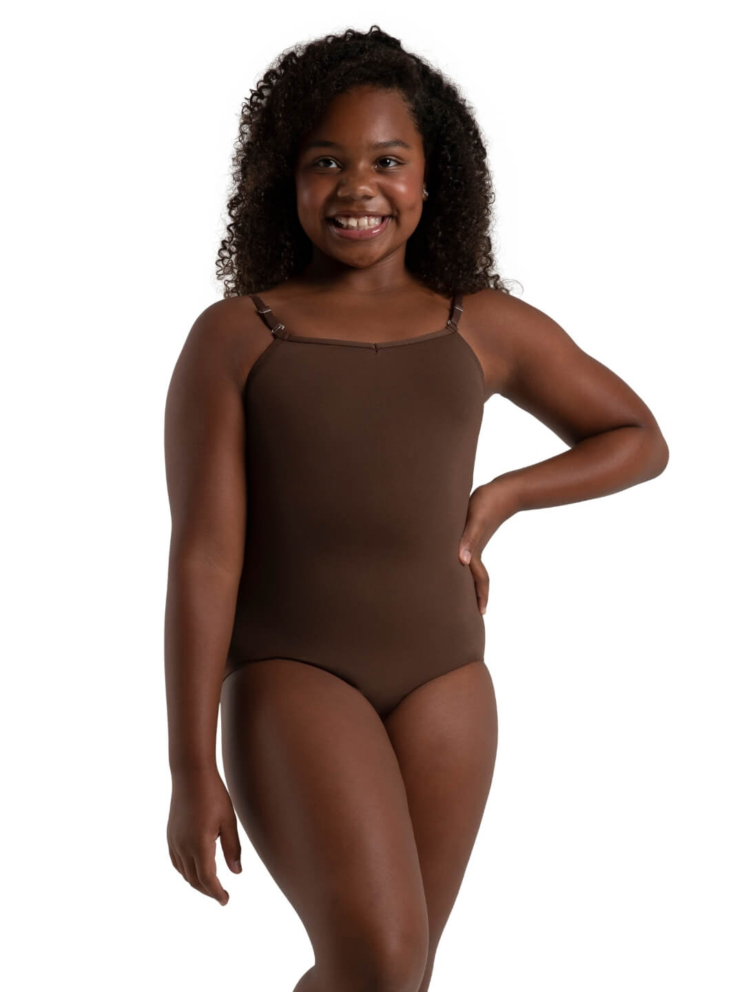 Team Basics Camisole Adjustable Strap Leotard - Youth