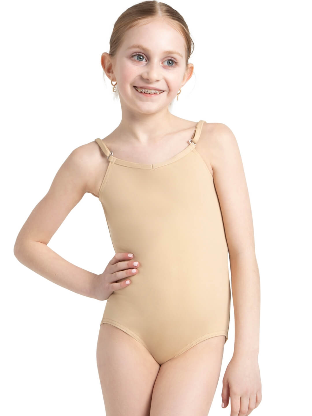 Team Basics Camisole Adjustable Strap Leotard - Youth