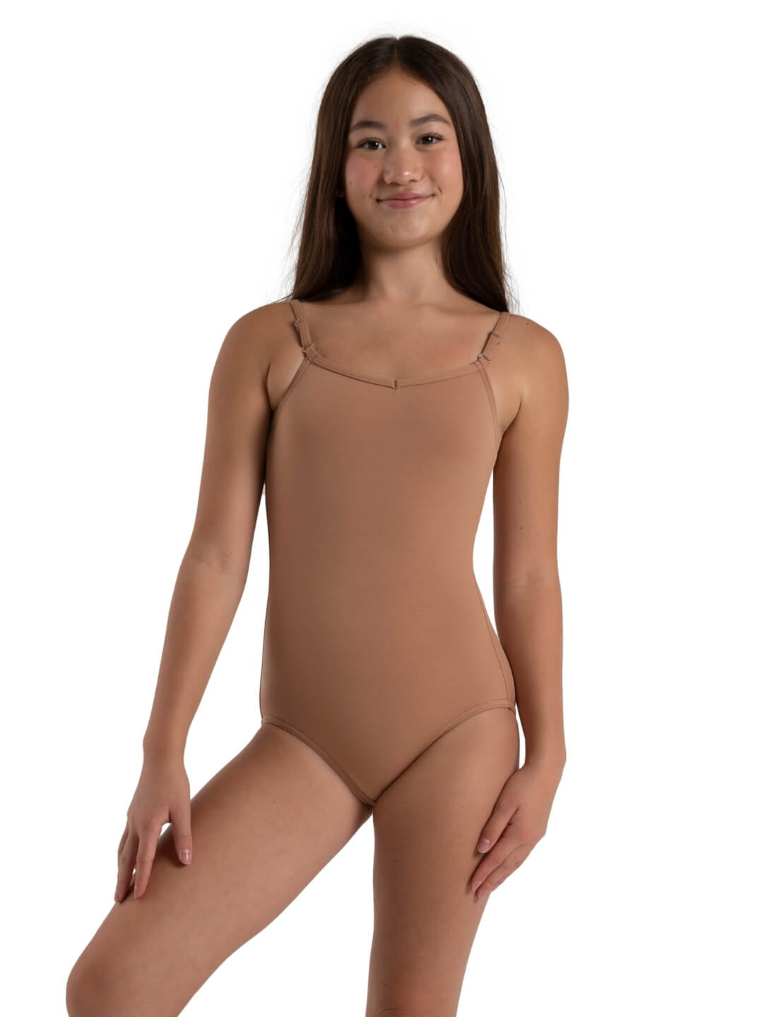 Team Basics Camisole Adjustable Strap Leotard - Youth