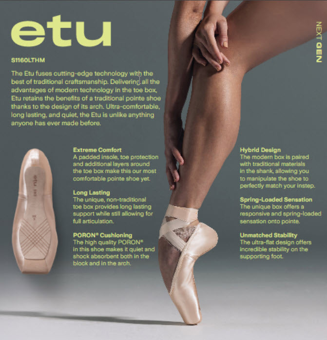 Etu Pointe Shoes – Dancer's Image - Main Image