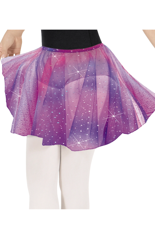 Sequin Tulle Pull On Skirt