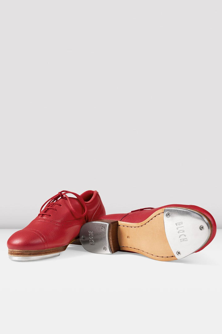 Mens Jason Samuels Smith Tap Shoe - Red Pebble Leather