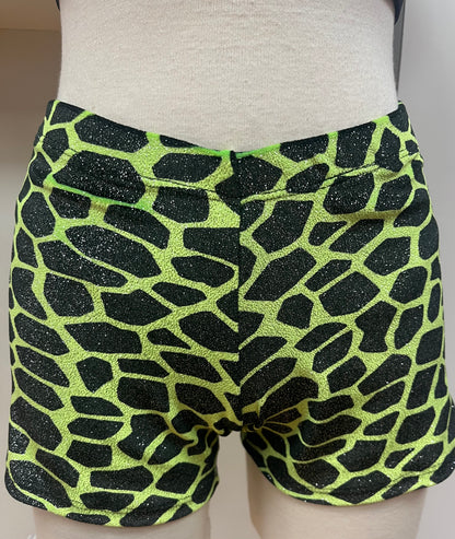 Lime Giraffe Shorts