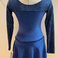 Blue Sequin Skate Dress