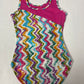 Rainbow Squiggles Gymnastics Leotard