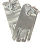 Satin Glove with Bow - Youth