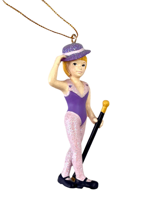 Sparkly Tap Dancer Ornament