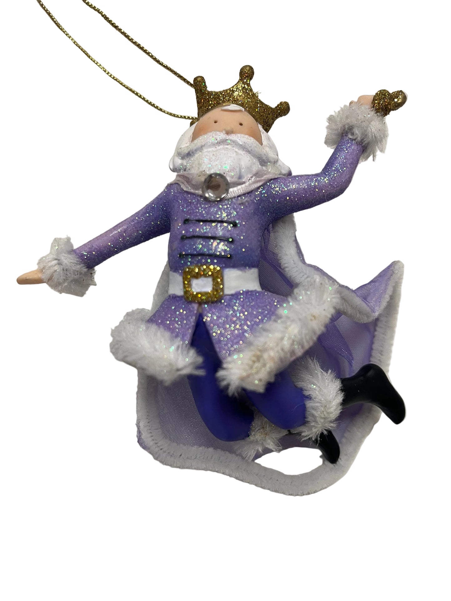 Purple Drosselmeyer Ornament
