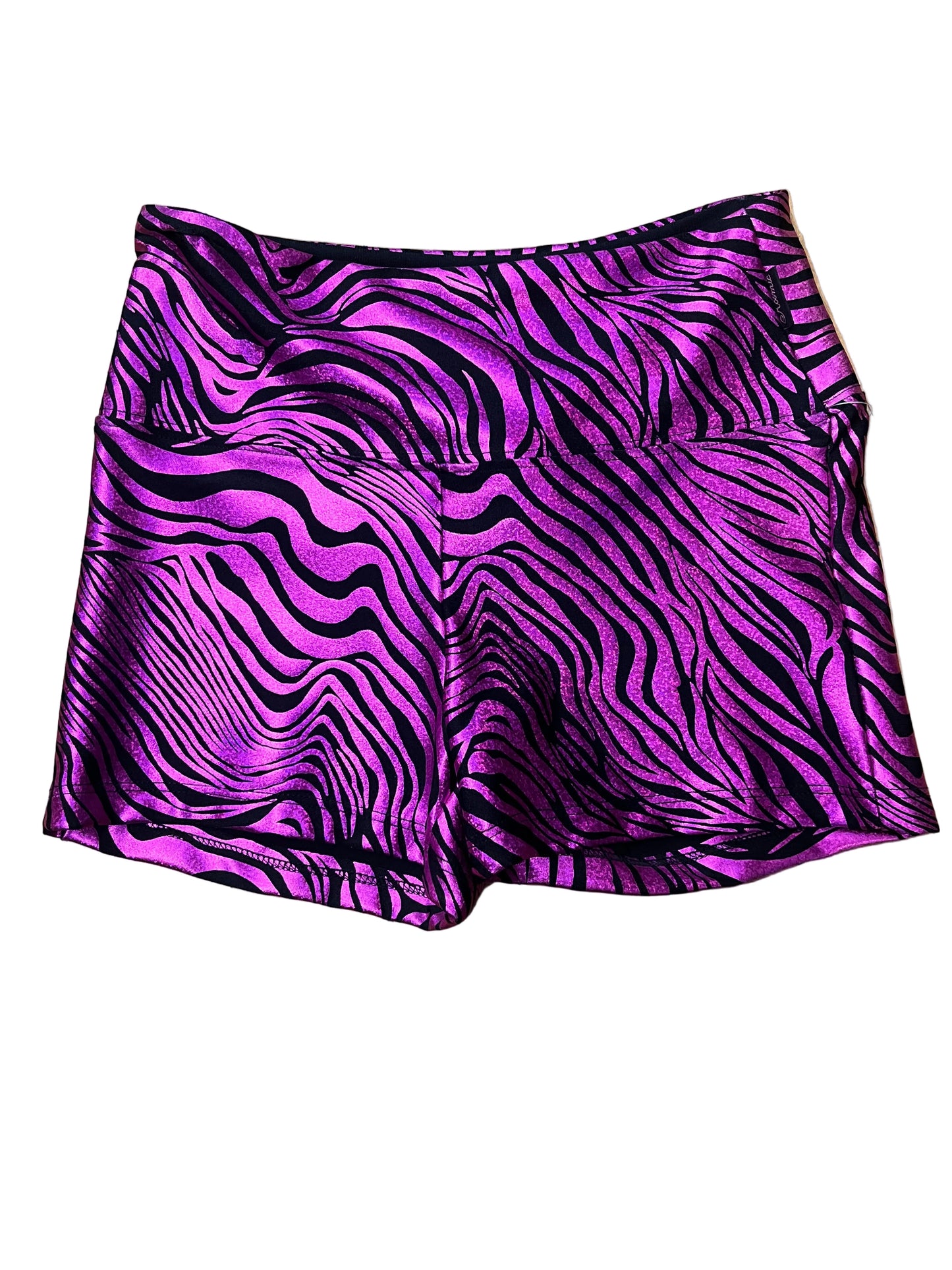 Zebra Foil Shorts - Youth